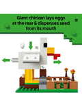 LEGO Minecraft Chicken Farm building toy set, UK version