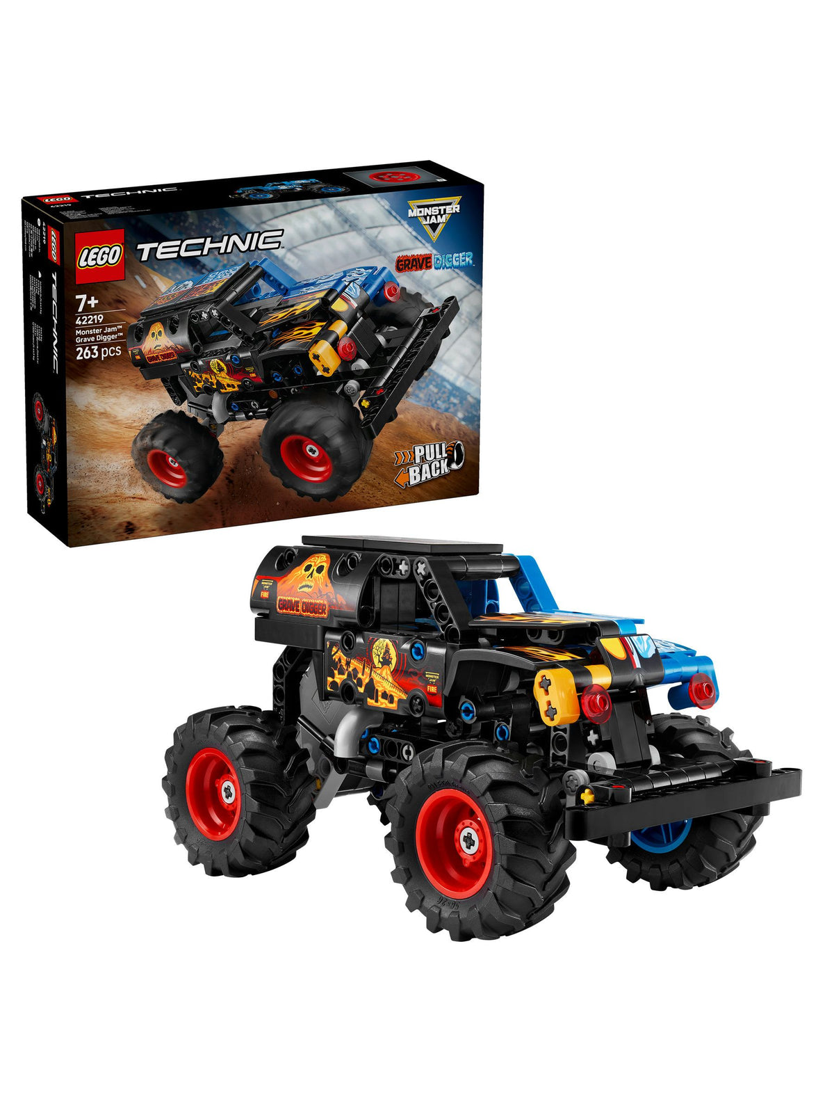 LEGO Monster Jam Grave Digger Fire and Ice building set (British brand)