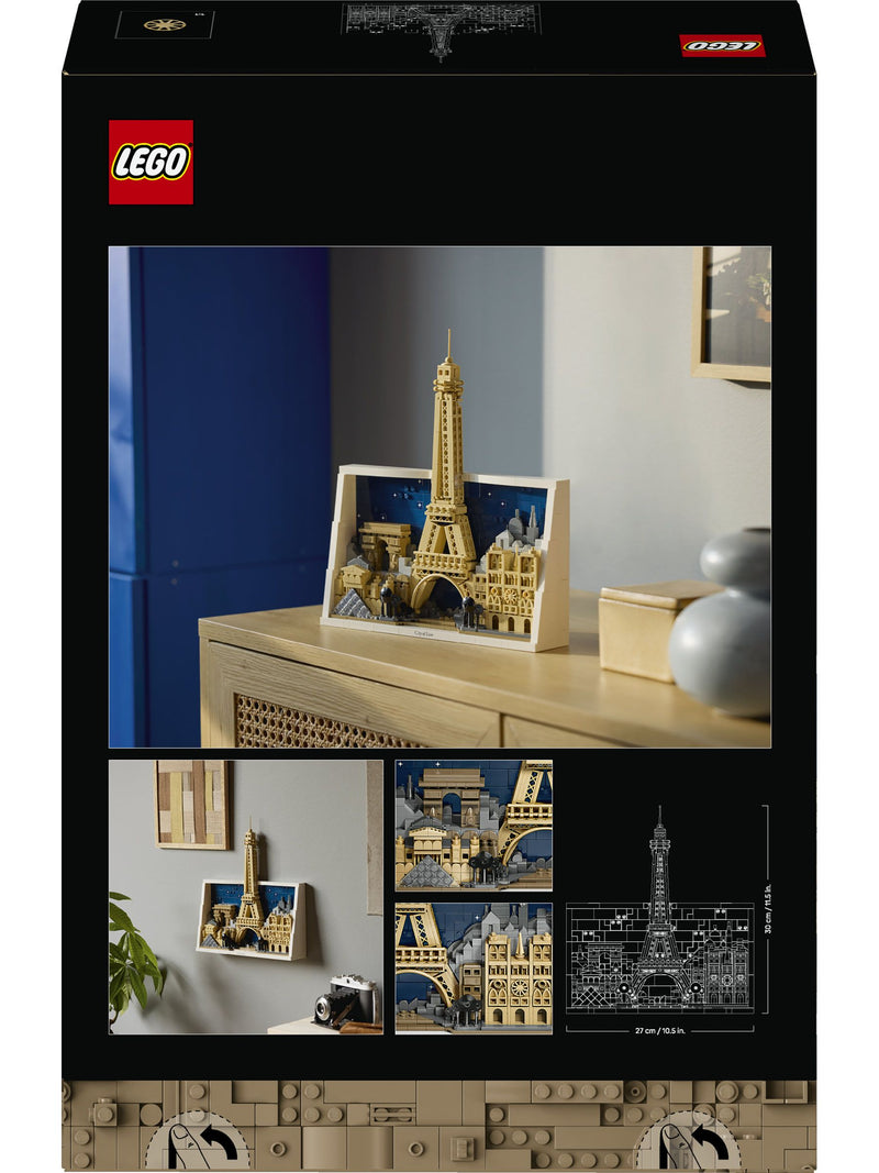 LEGO Architecture Paris City of Love building set 21064 (British brand)