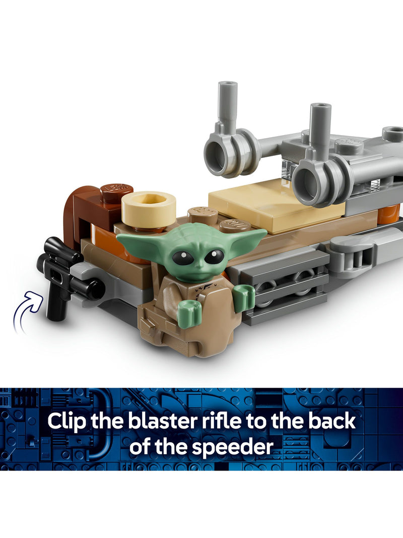 LEGO Star Wars Mandalorian Speeder Bike set (British brand)
