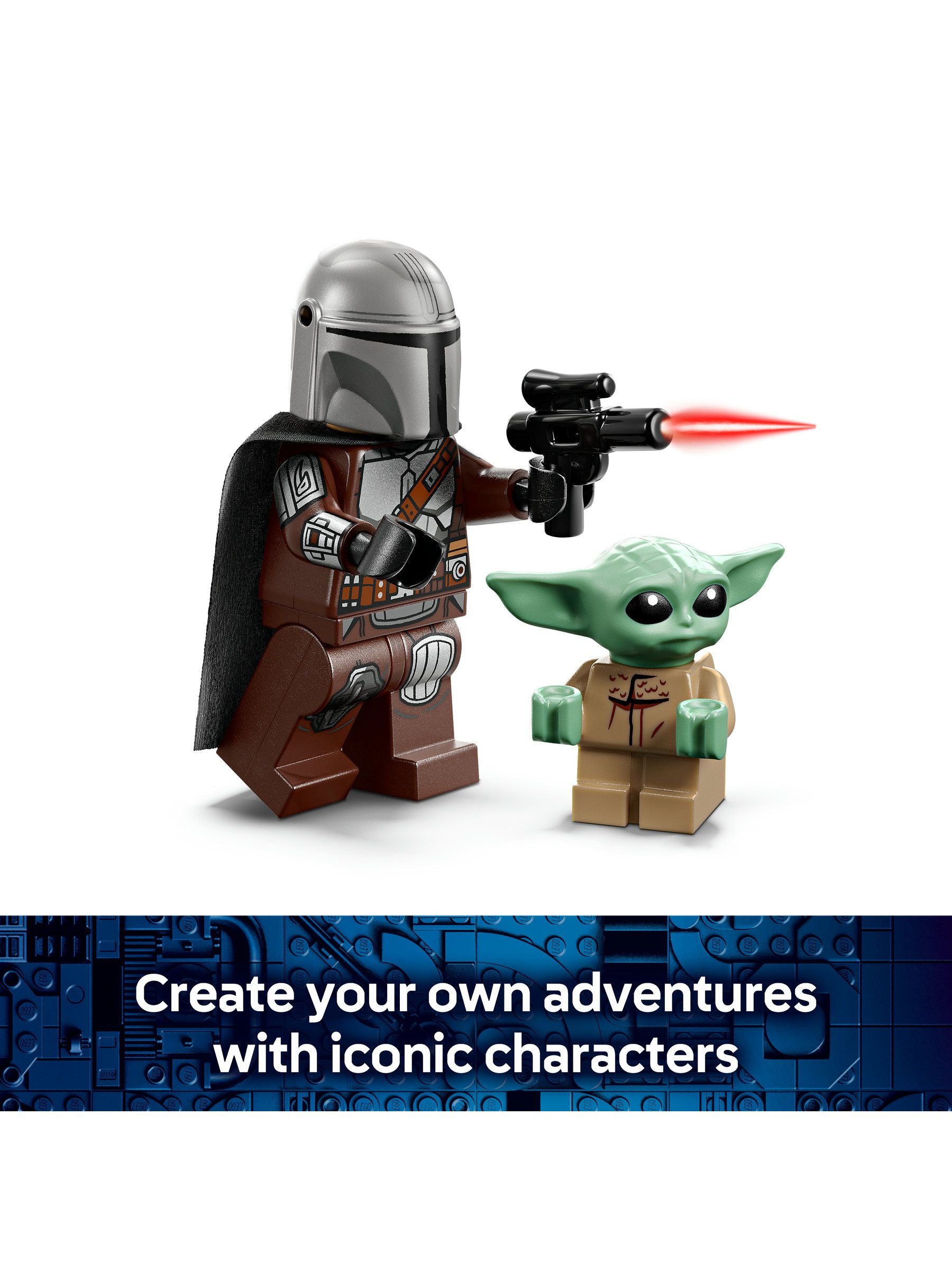 LEGO Star Wars Mandalorian Speeder Bike set (British brand)