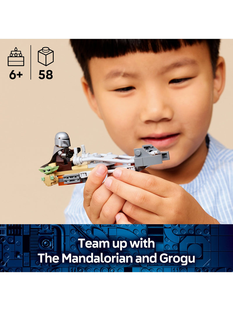 LEGO Star Wars Mandalorian Speeder Bike set (British brand)