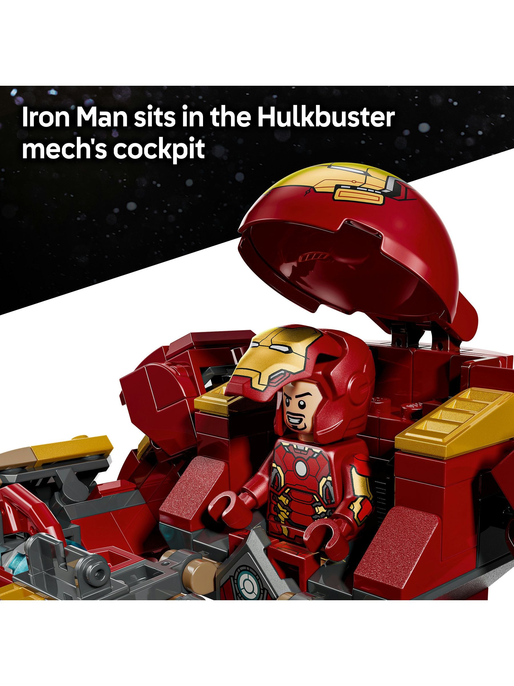 LEGO Marvel Hulkbuster building set 76343 (British brand)