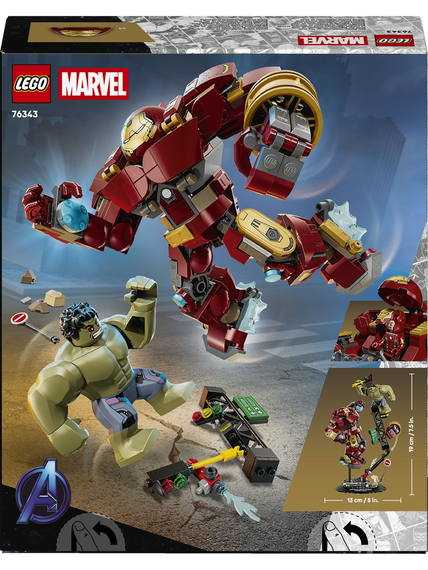 LEGO Marvel Hulkbuster building set 76343 (British brand)