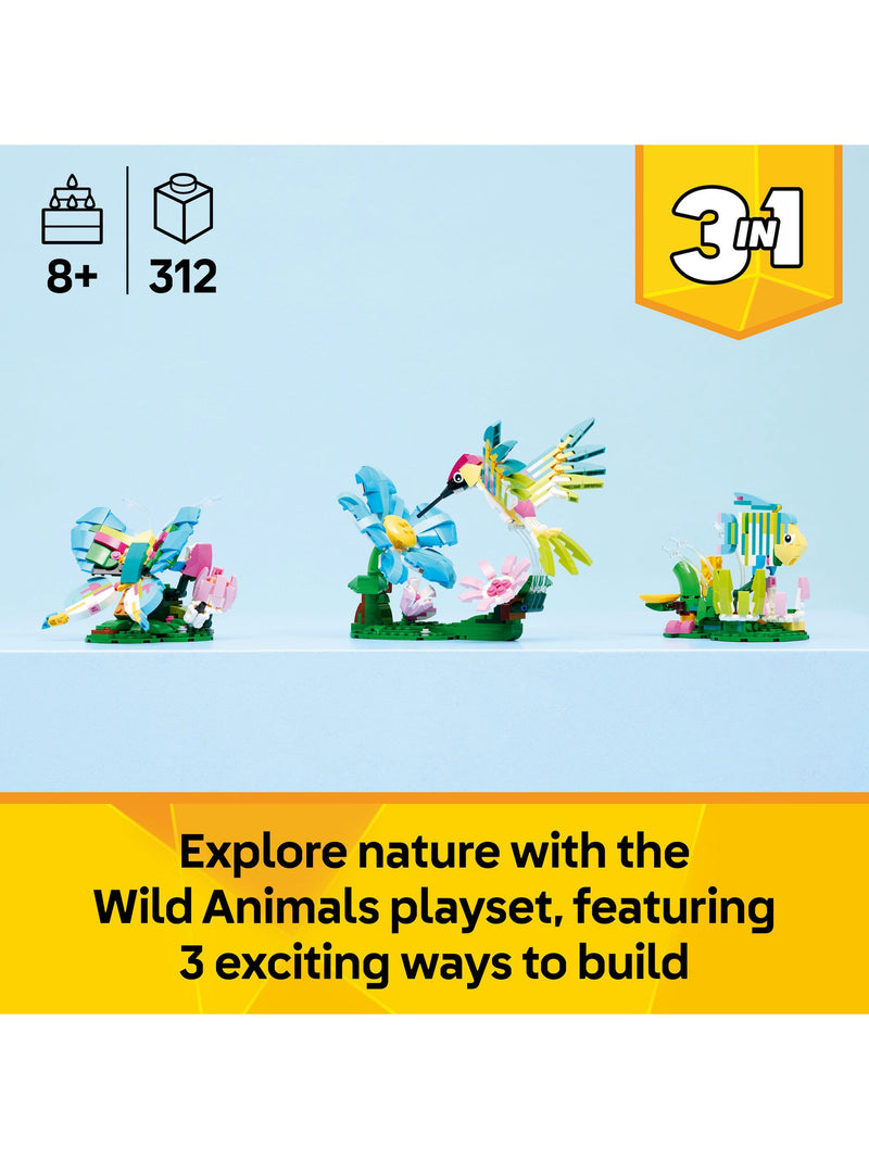 LEGO 3in1 Hummingbird building toy, imported from the UK