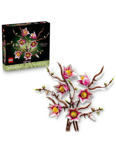 Next LEGO Botanicals Magnolia Branches Faux Flowers Building Set- Buy online at McGrocer