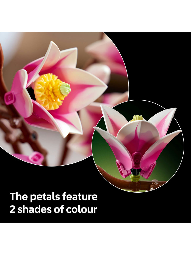 LEGO Botanicals magnolia branches building set - British product