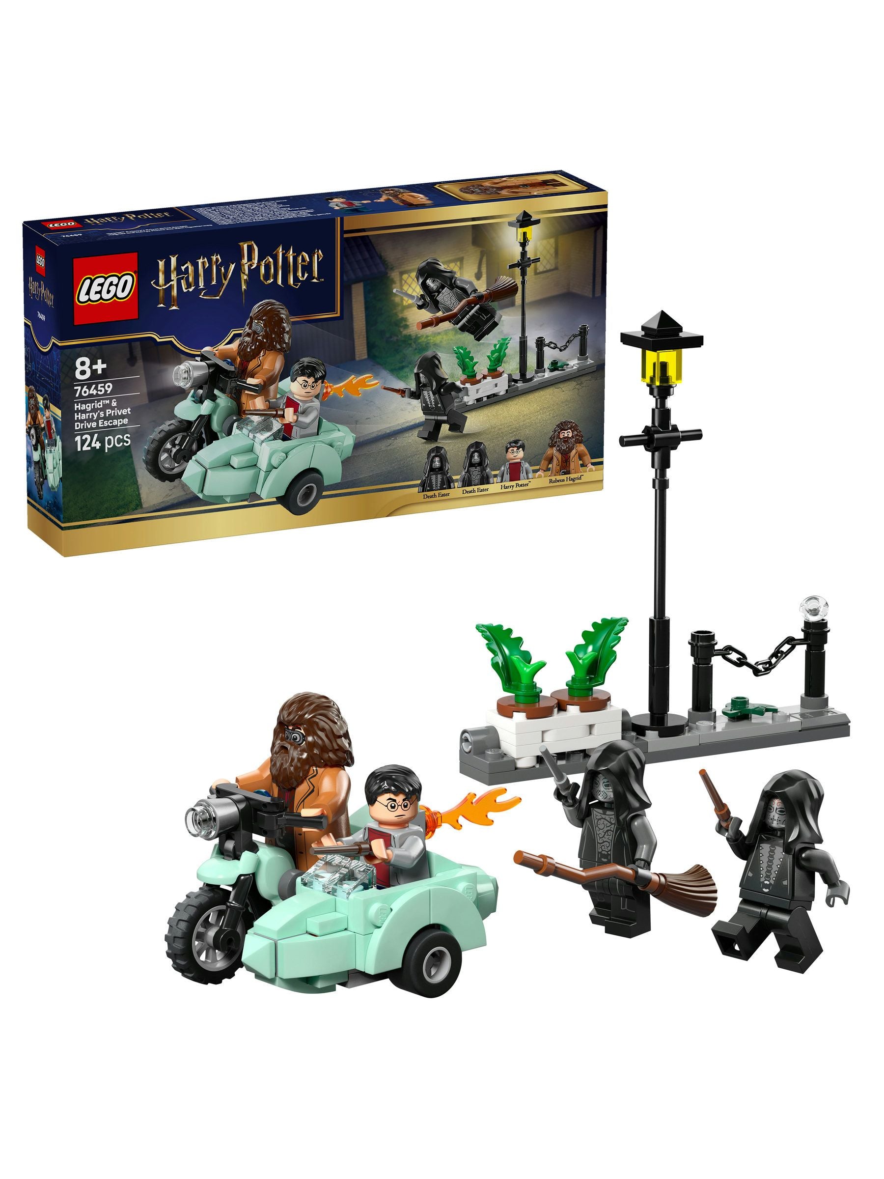 LEGO Harry Potter set Hagrid's flying motorcycle 76459, UK version