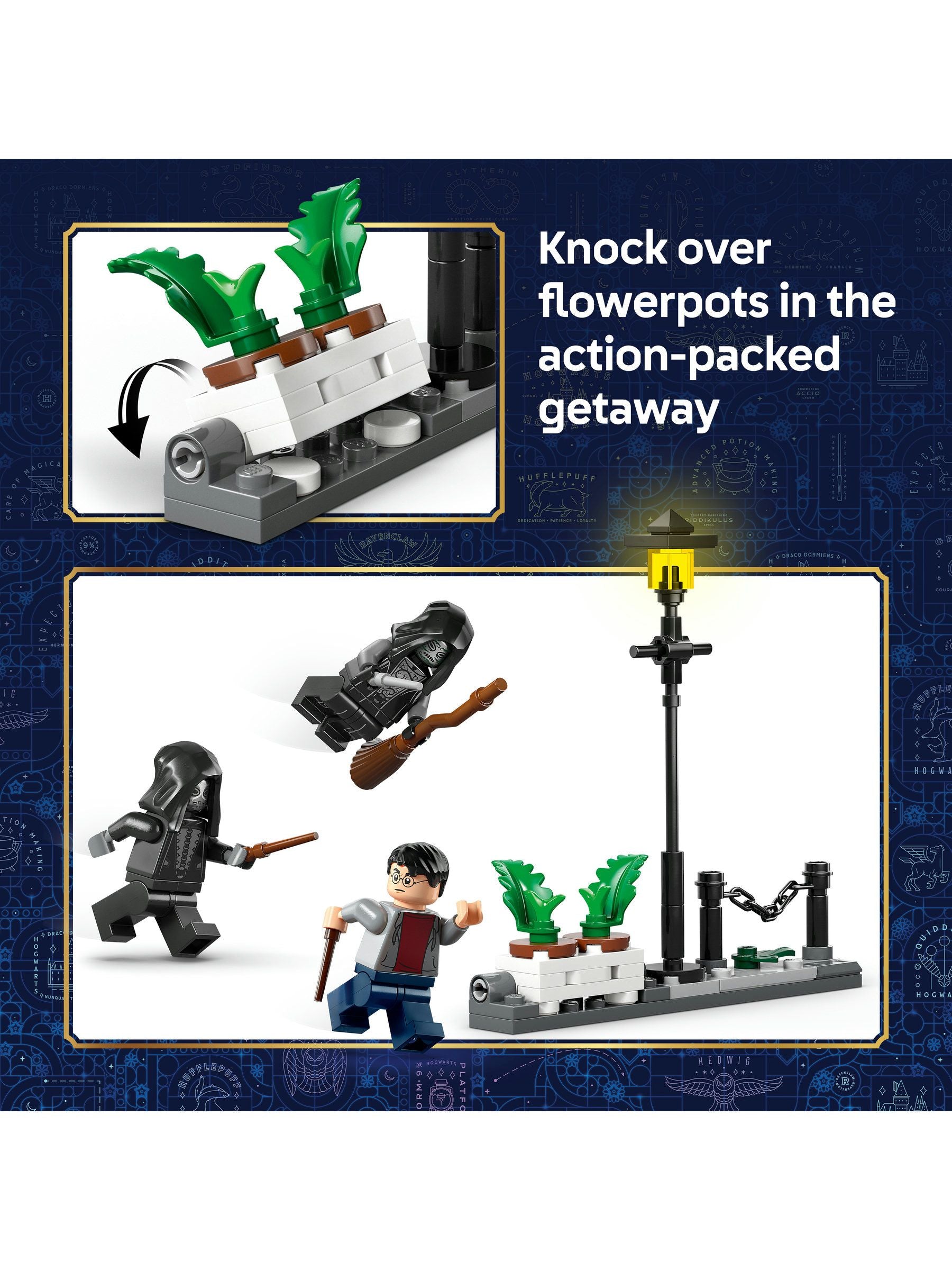 LEGO Harry Potter set Hagrid's flying motorcycle 76459, UK version
