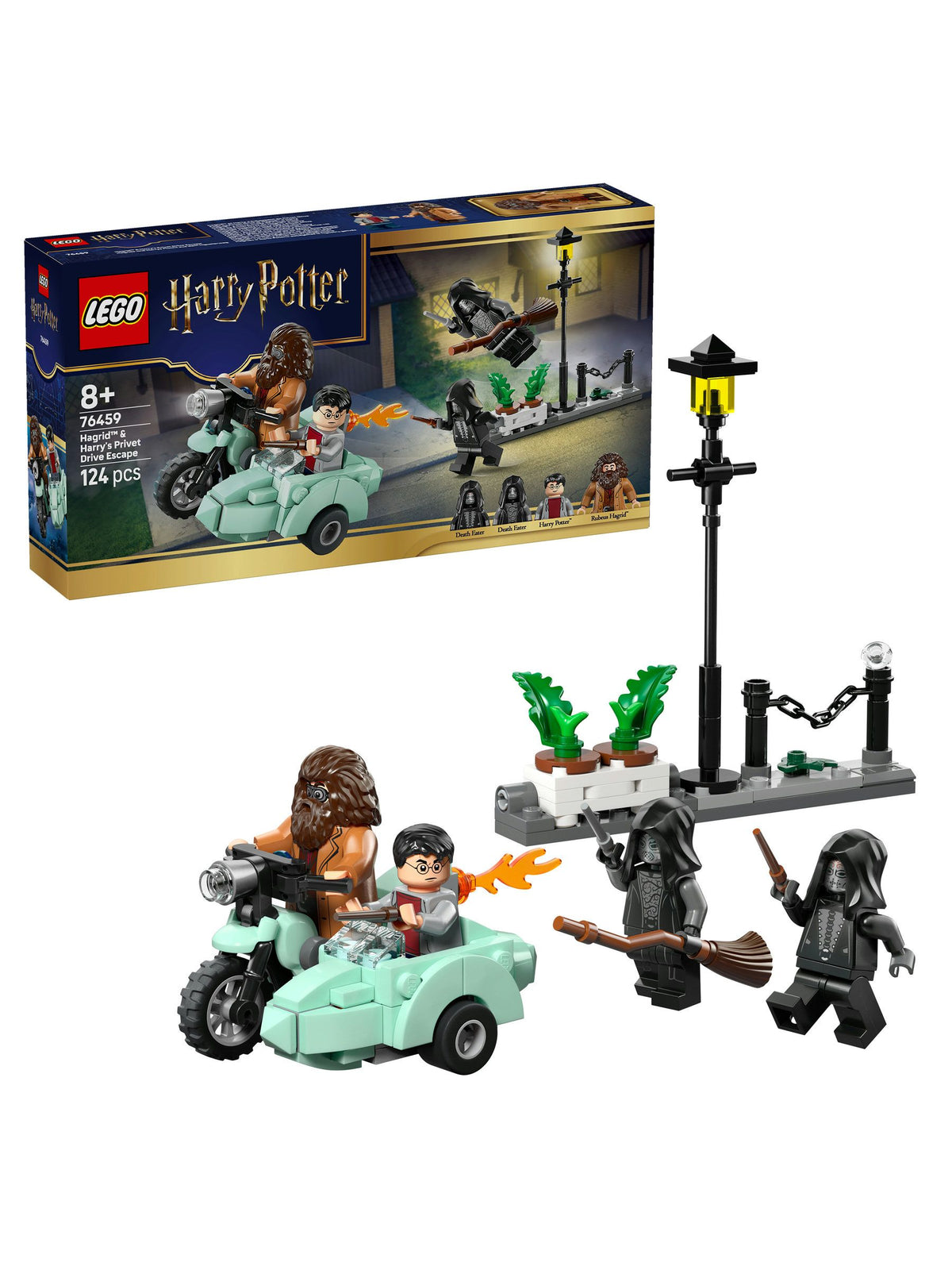 LEGO Harry Potter set Hagrid's flying motorcycle 76459, UK version