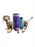 LEGO Toy Story Slinky Dog bookends home decor set (British brand)