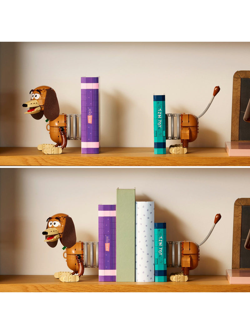 LEGO Toy Story Slinky Dog bookends home decor set (British brand)