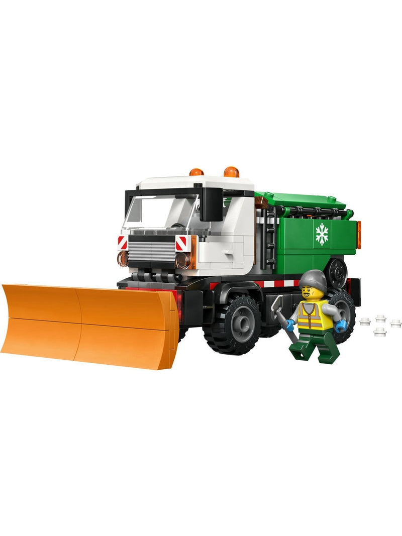 LEGO City Snowplough truck toy set 60490, imported from the UK