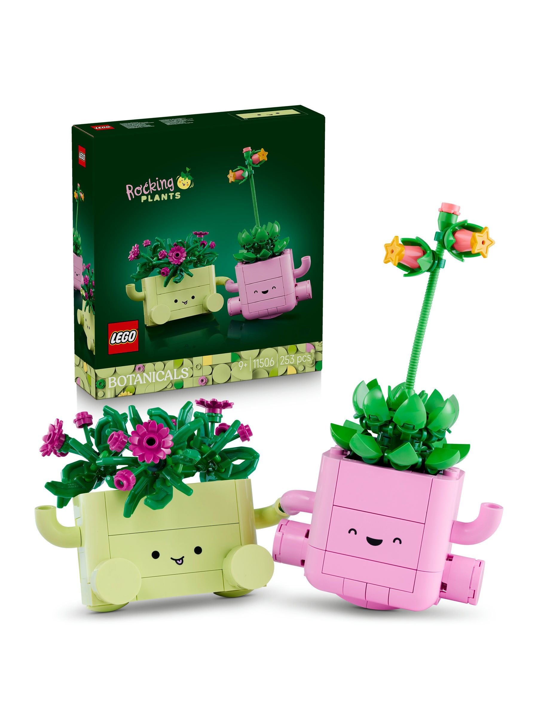 LEGO Botanicals Rocking Plants artificial flower building set, imported from the UK