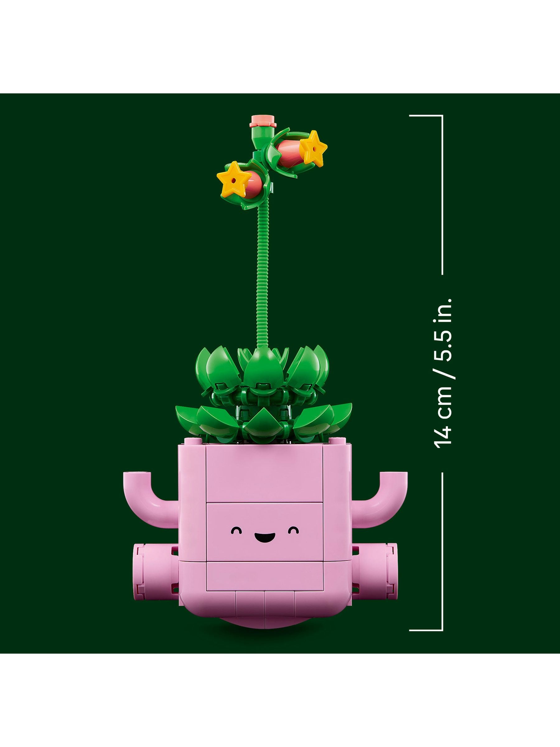 LEGO Botanicals Rocking Plants artificial flower building set, imported from the UK