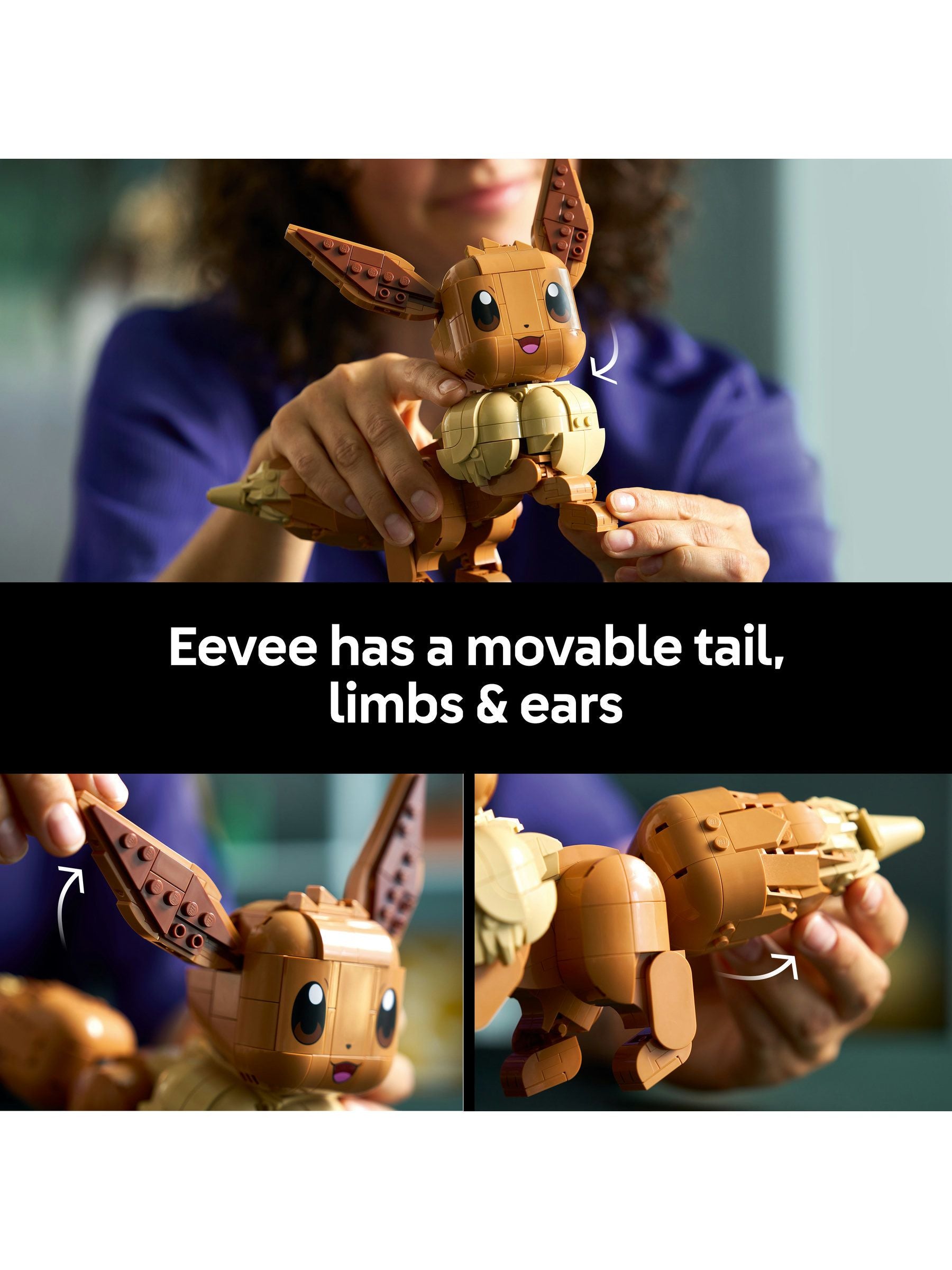 LEGO building set Eevee figure for adult collectors - British product