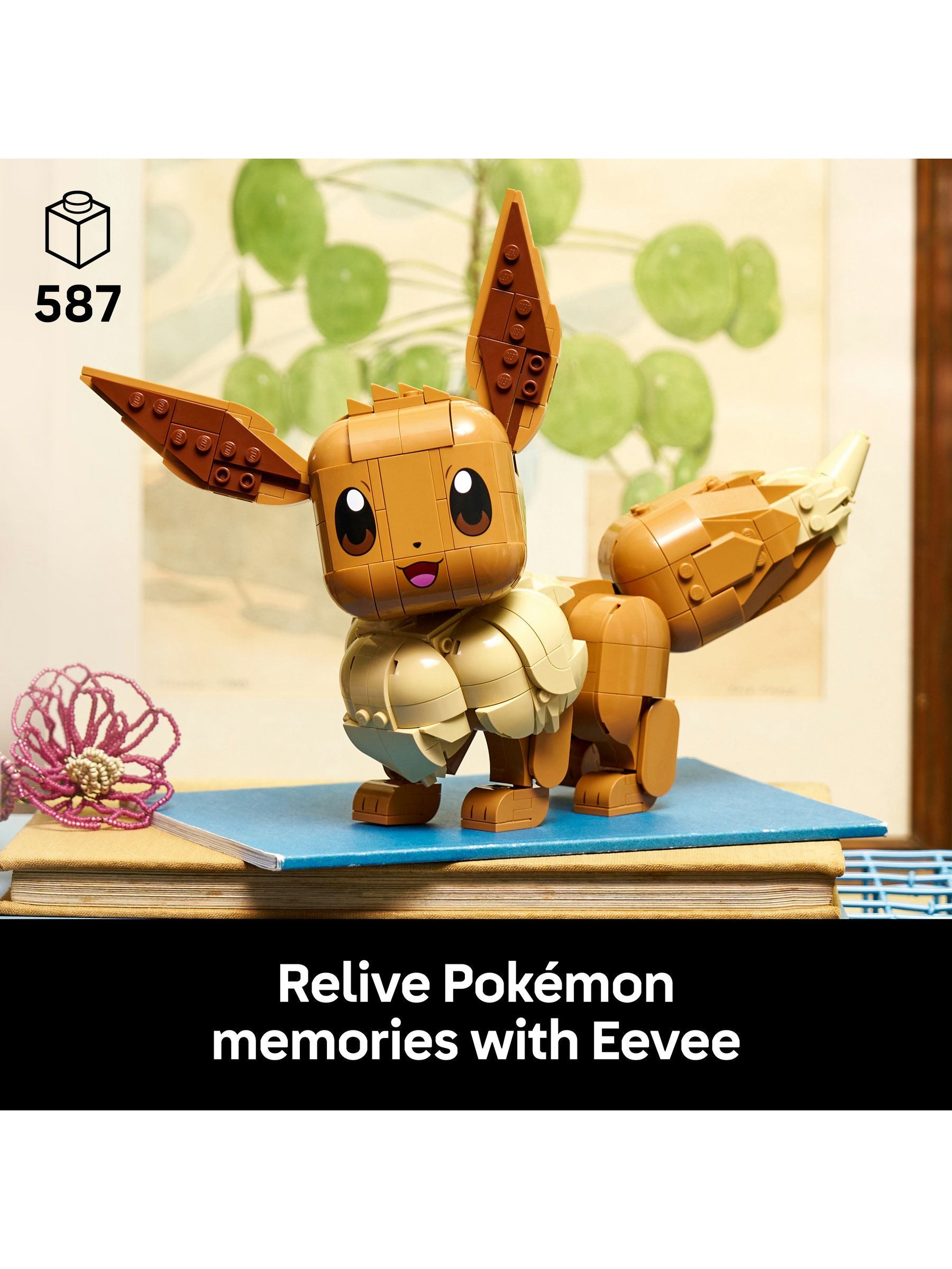 LEGO building set Eevee figure for adult collectors - British product