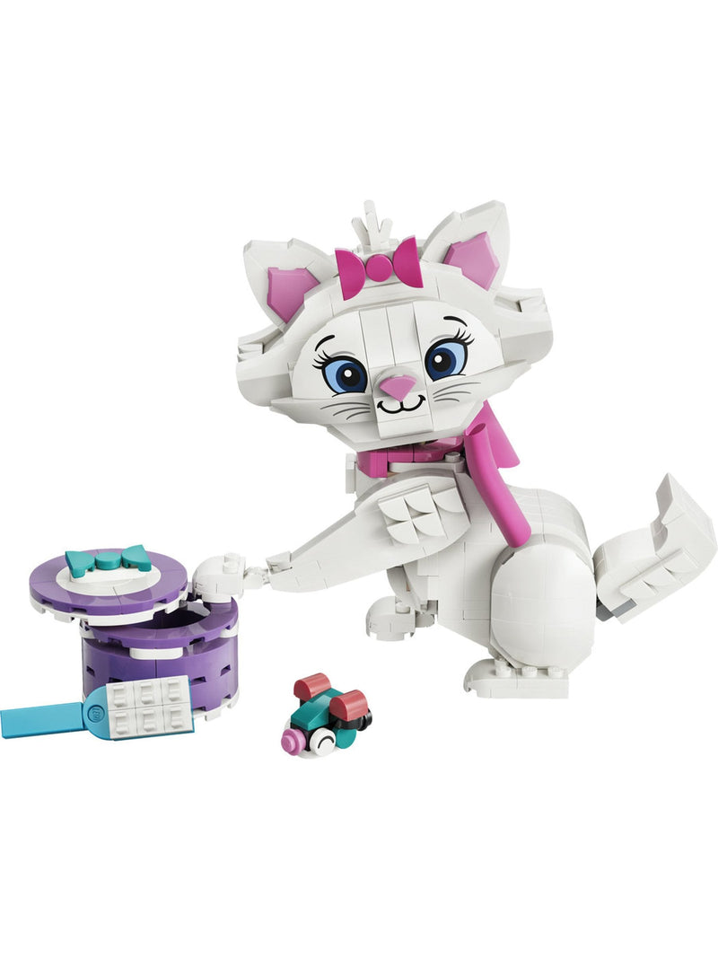 LEGO Disney Marie cat building toy with pink bow and accessories (British brand)