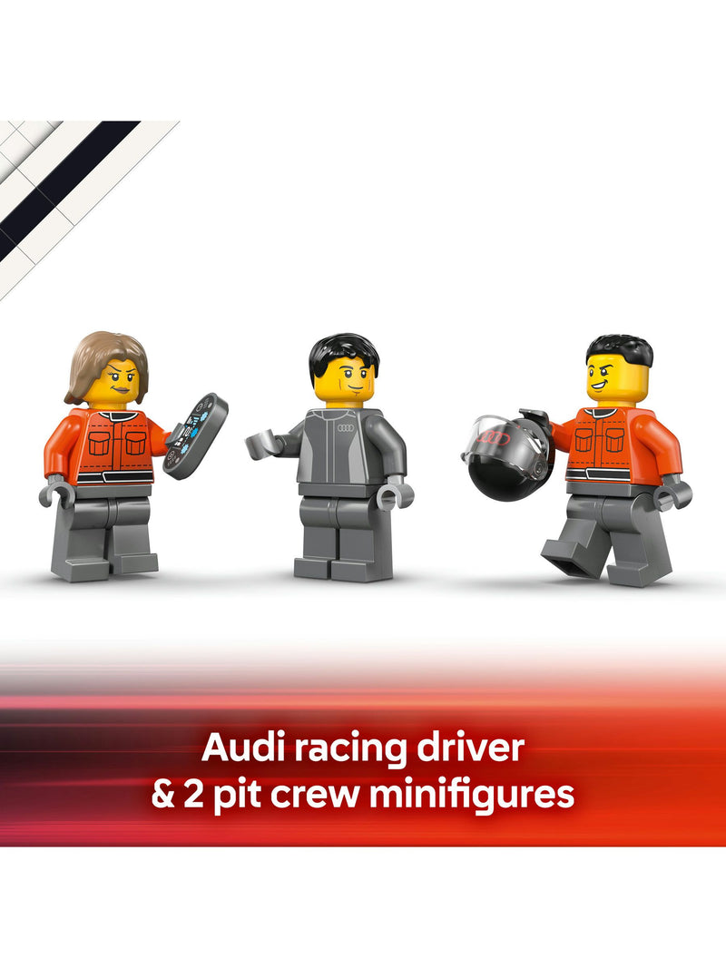 LEGO City F1 Display Truck building set with Audi race car, UK version