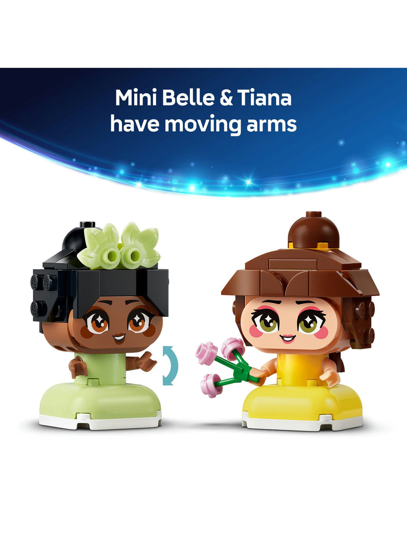 LEGO Disney Princess Castle with Belle and Tiana mini-dolls (British brand)