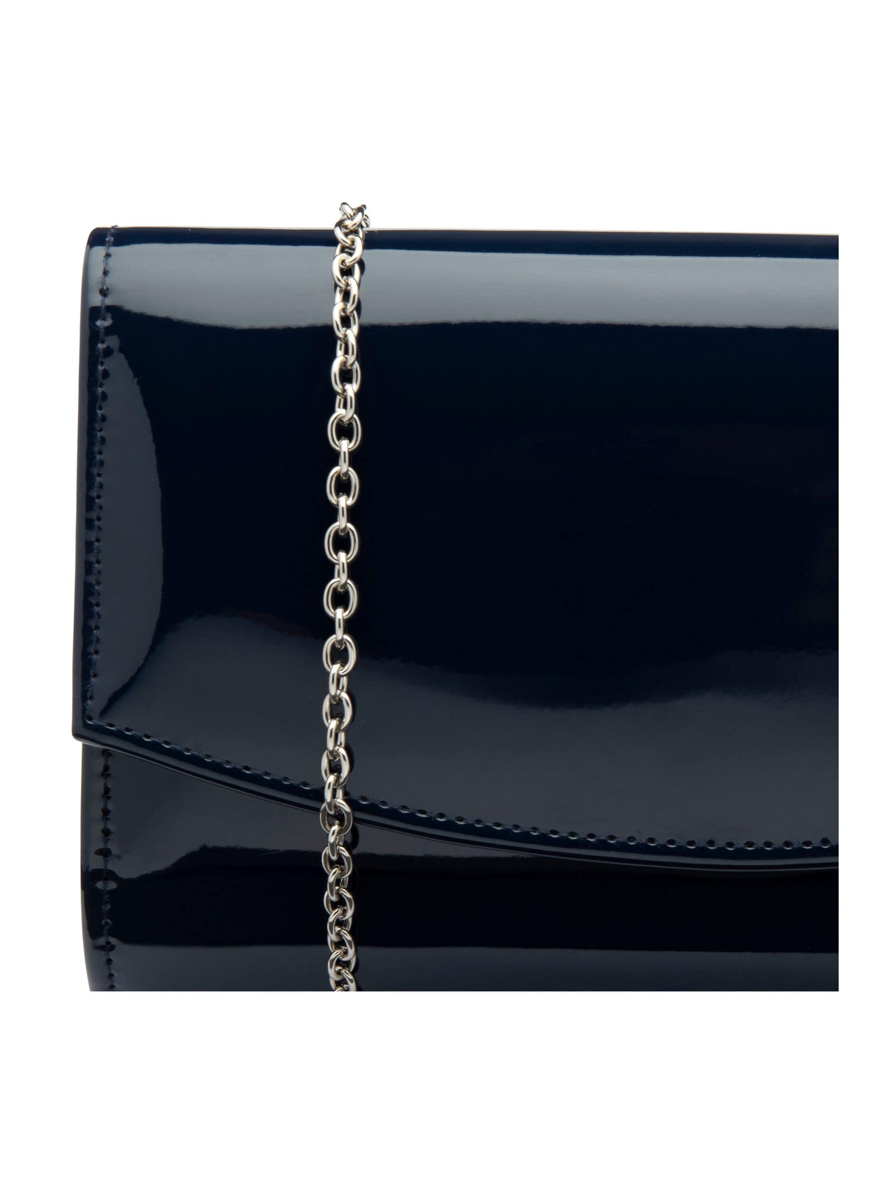 Ravel blue chain strap clutch bag, imported from the UK