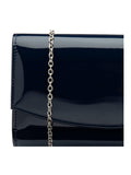 Ravel blue chain strap clutch bag, imported from the UK