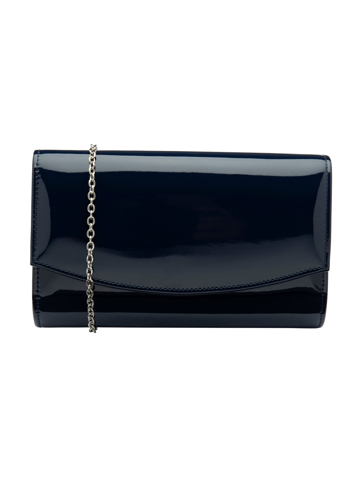 Ravel blue chain strap clutch bag, imported from the UK