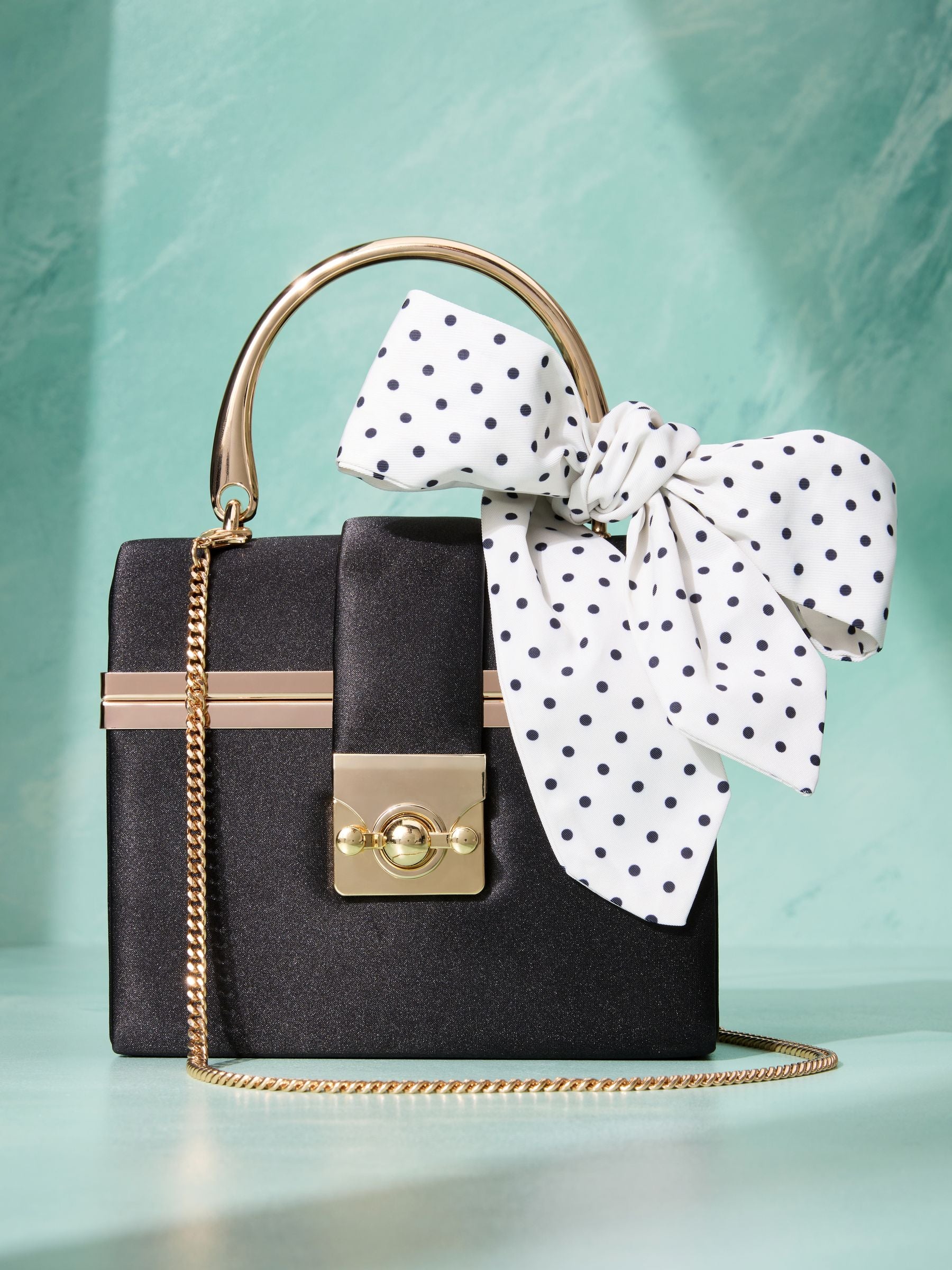 Tabitha Simmons X Next polka dot scarf bag (British brand)
