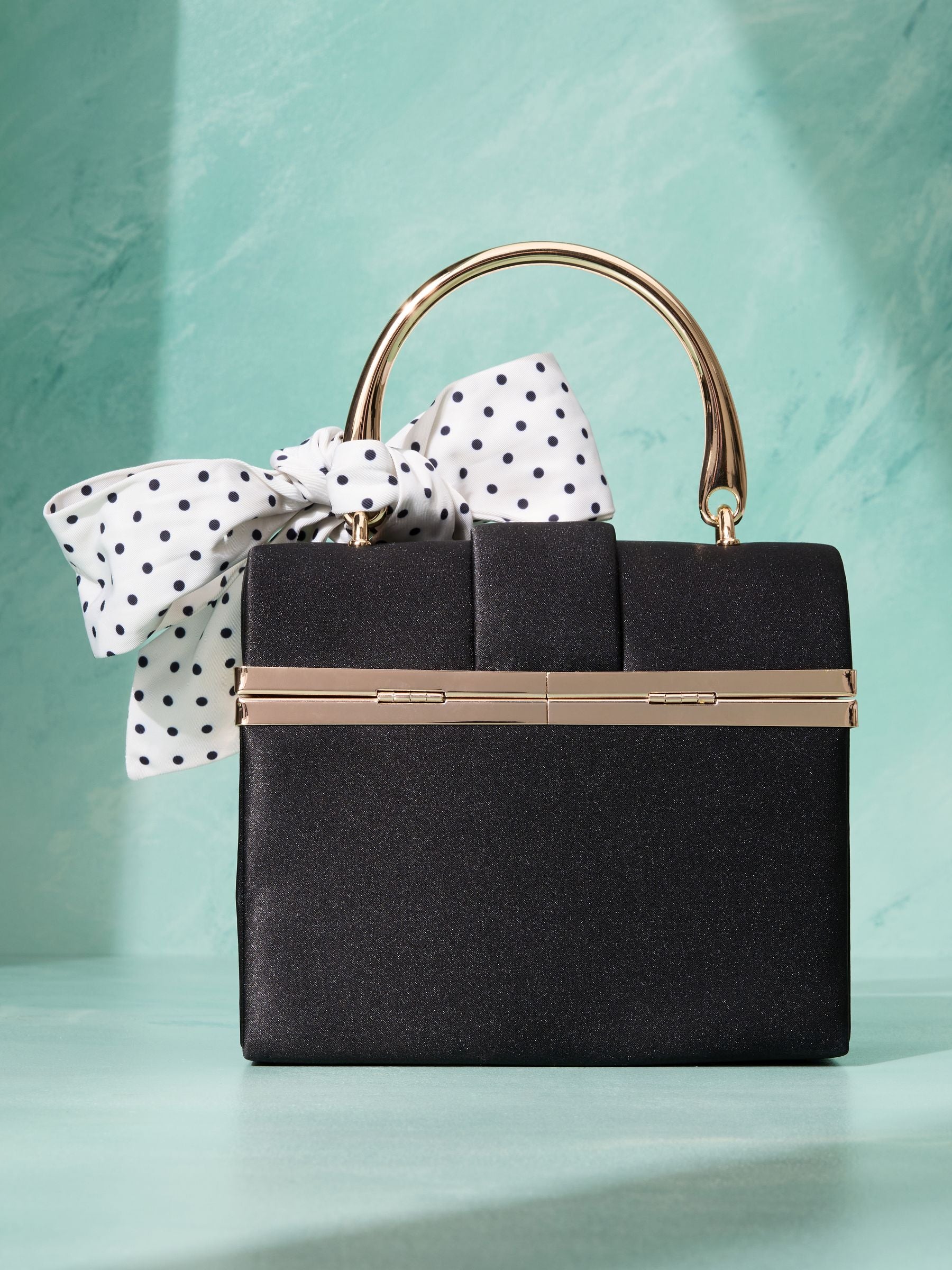 Tabitha Simmons X Next polka dot scarf bag (British brand)