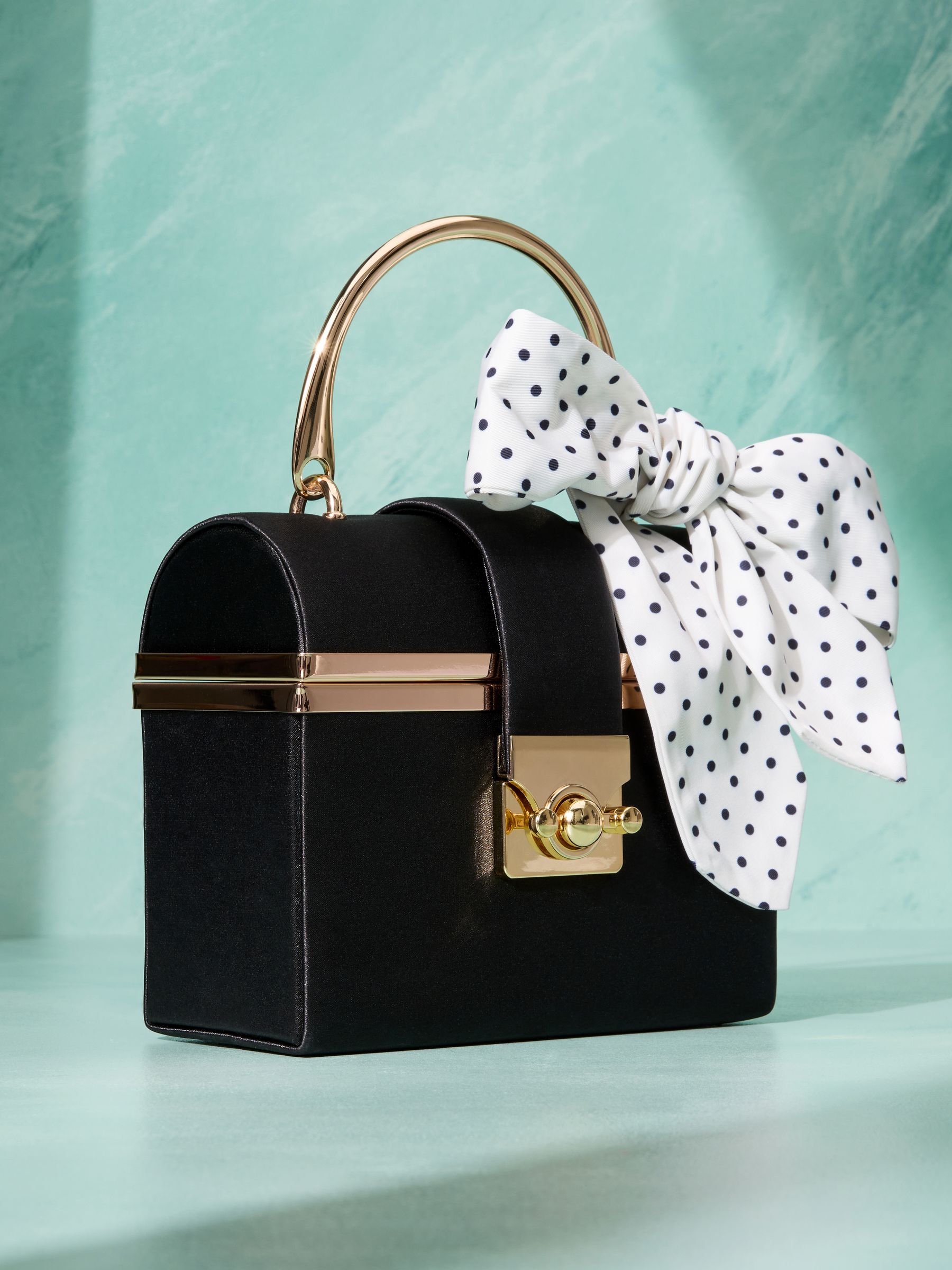 Tabitha Simmons X Next polka dot scarf bag (British brand)