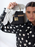 Polka Dot Tabitha Simmons X Next The Keeper Scarf Bag