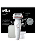 Braun Silk-Epil 9 epilator for hair removal, imported from the UK