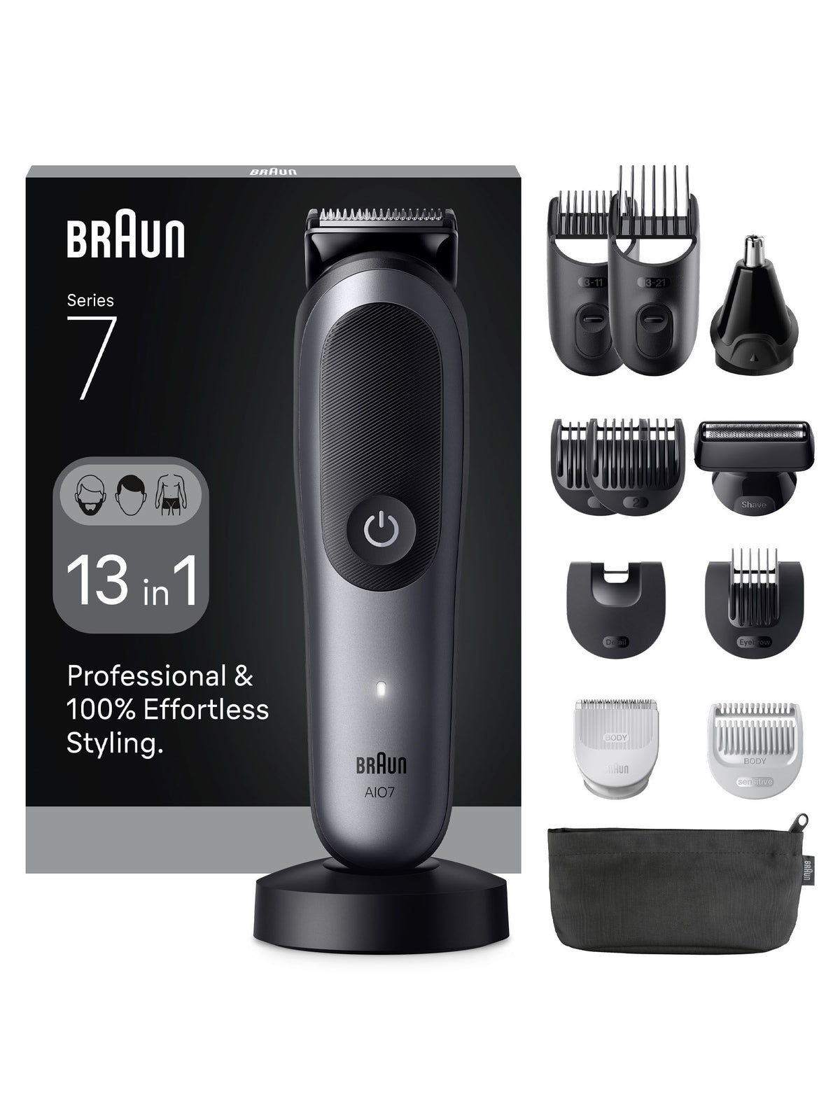 Braun All-In-One Series 7 grooming kit - British product