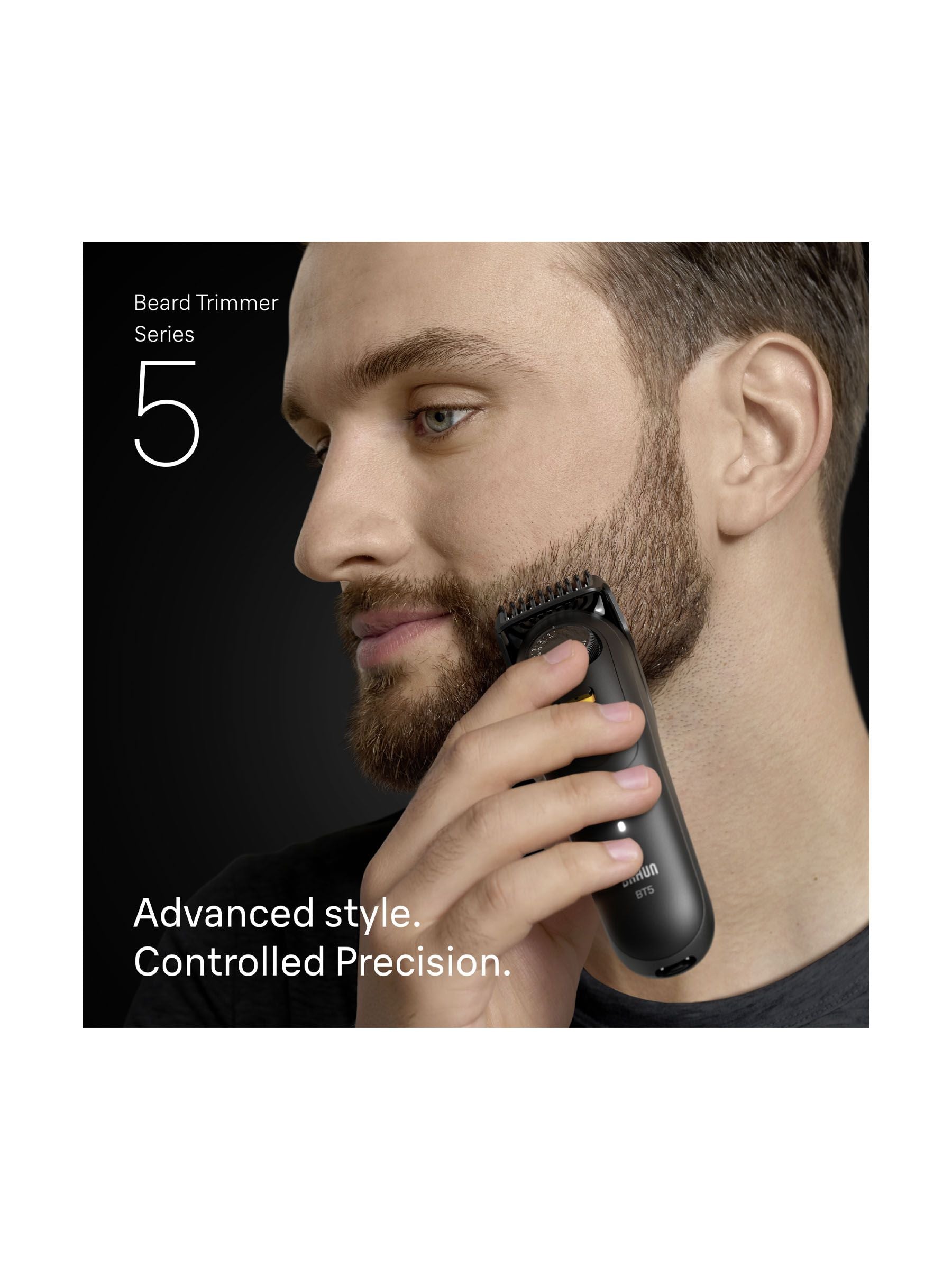 Braun Beard Trimmer BT5500 with styling tools, imported from the UK