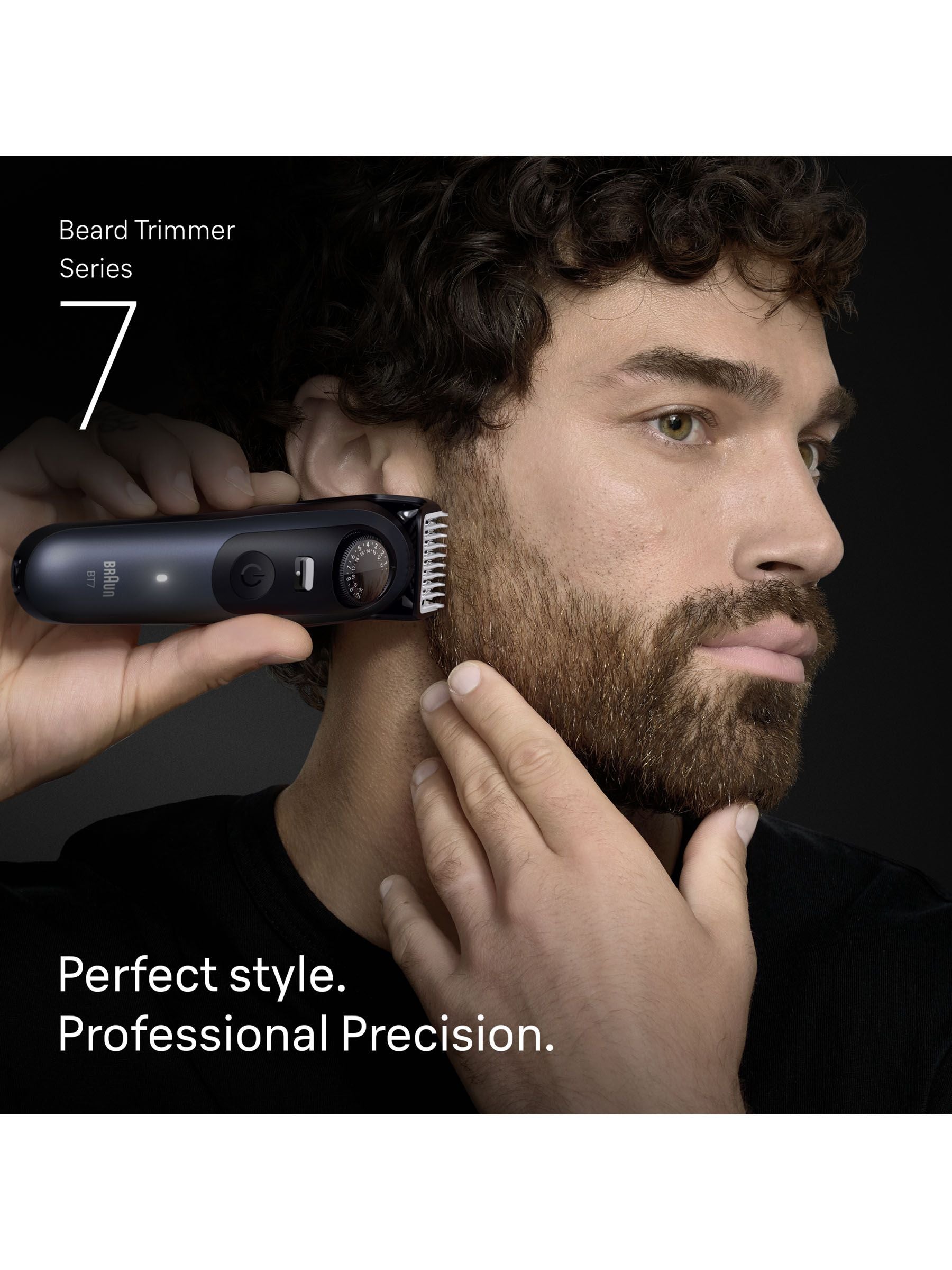 Braun Series 7 beard trimmer with ProBlade - British product