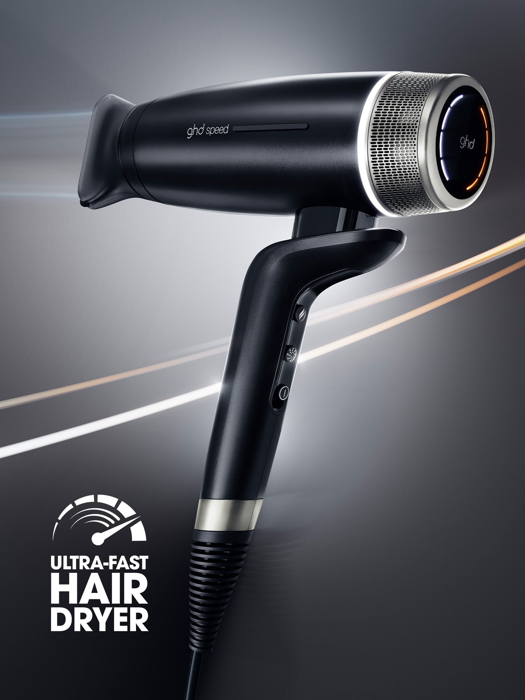 ghd Speed Hairdryer black - British product