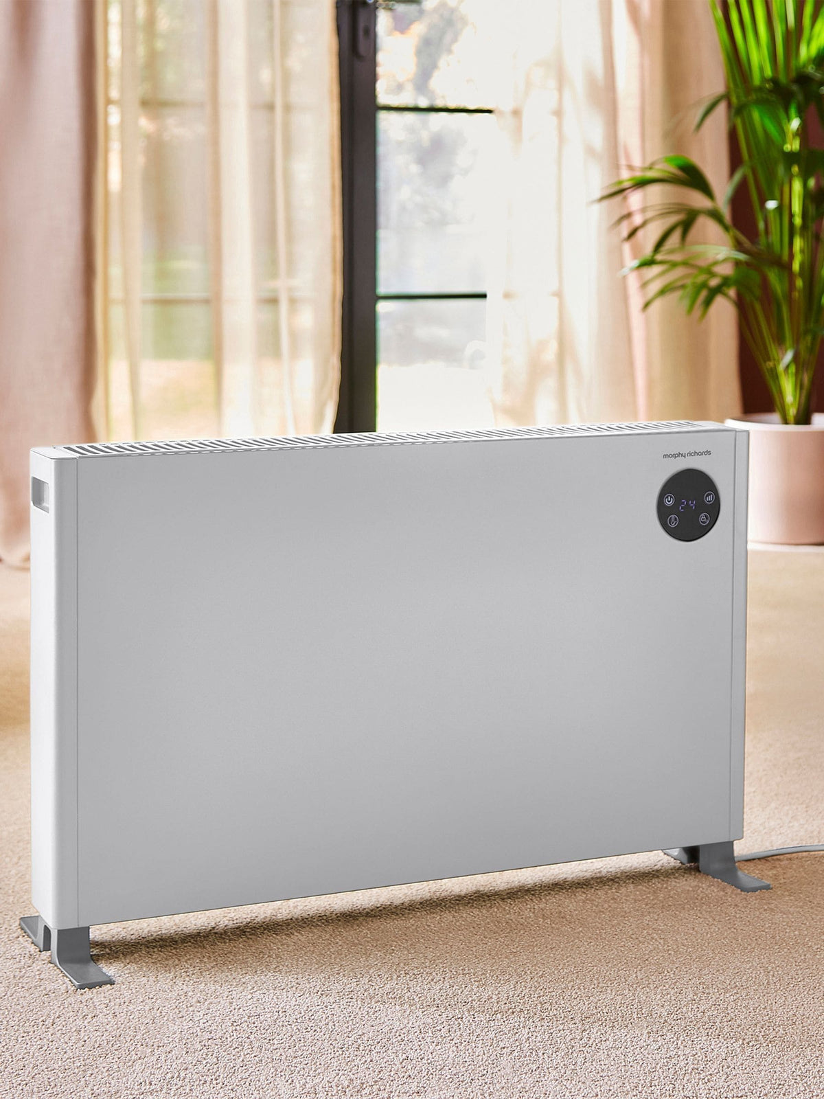 Morphy Richards HeatFlux digital convector heater white, UK version