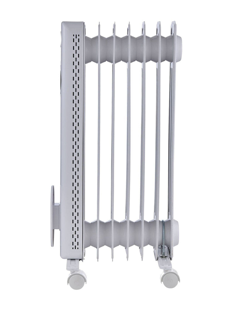 Morphy Richards white HeatFlux 1.5kw digital oil filled radiator, imported from the UK