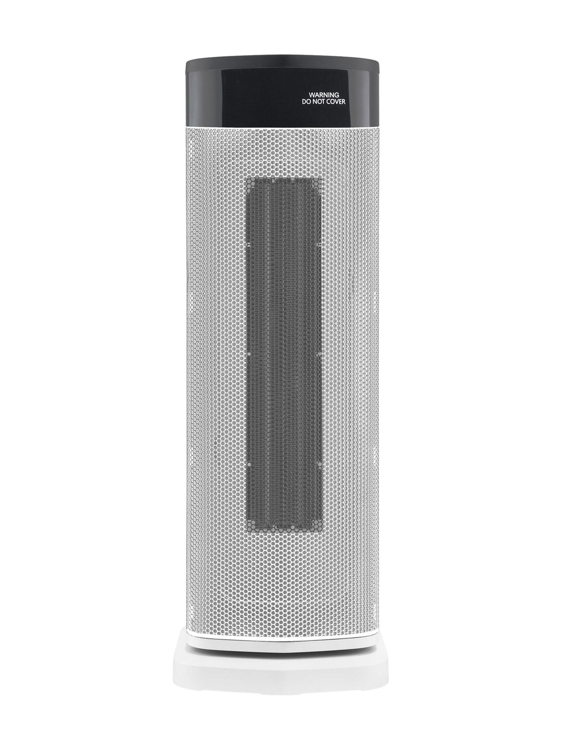 Morphy Richards white ceramic tower fan heater (British brand)