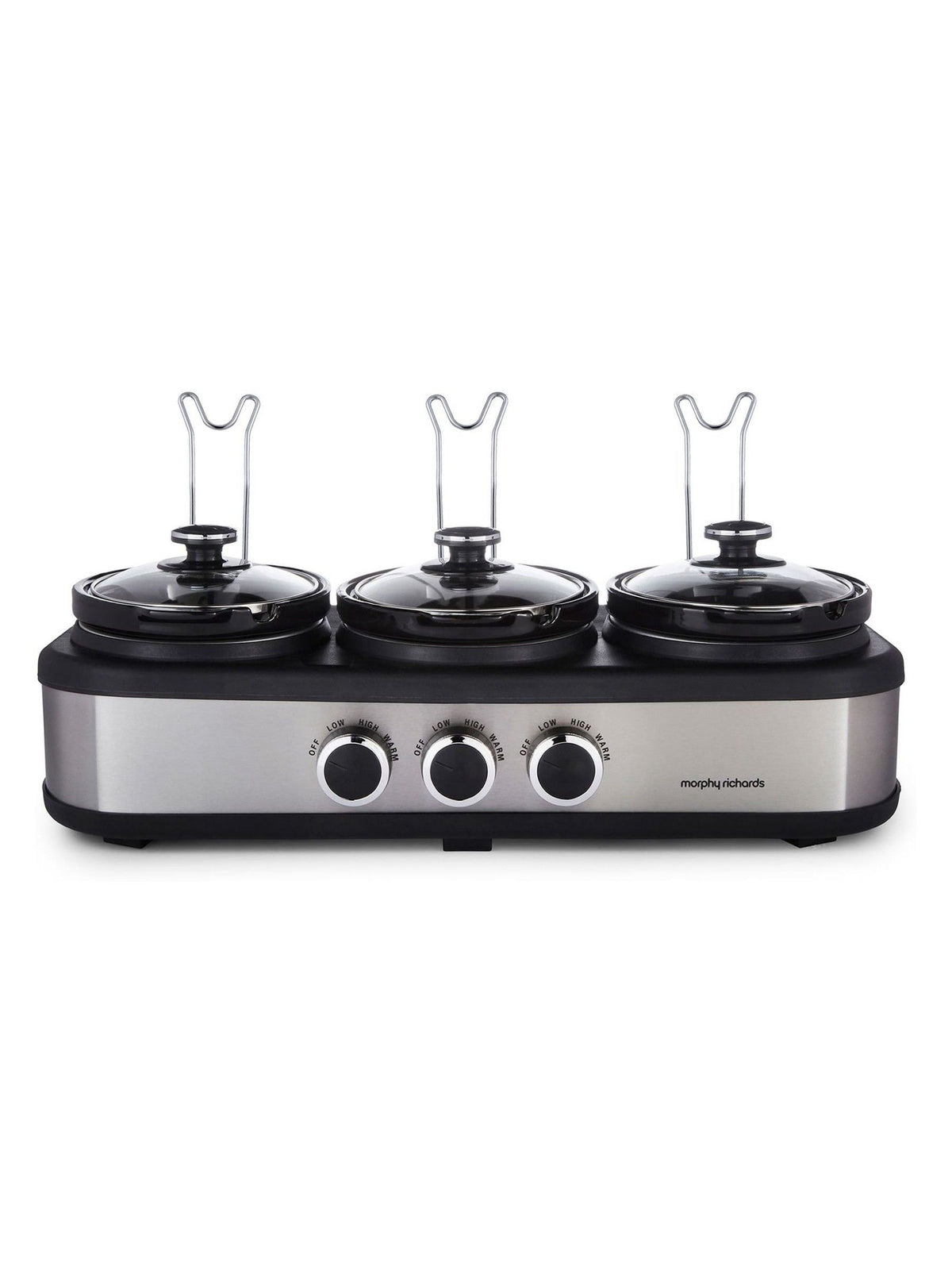 Morphy Richards TrioServe three pot slow cooker 3.9L - British product