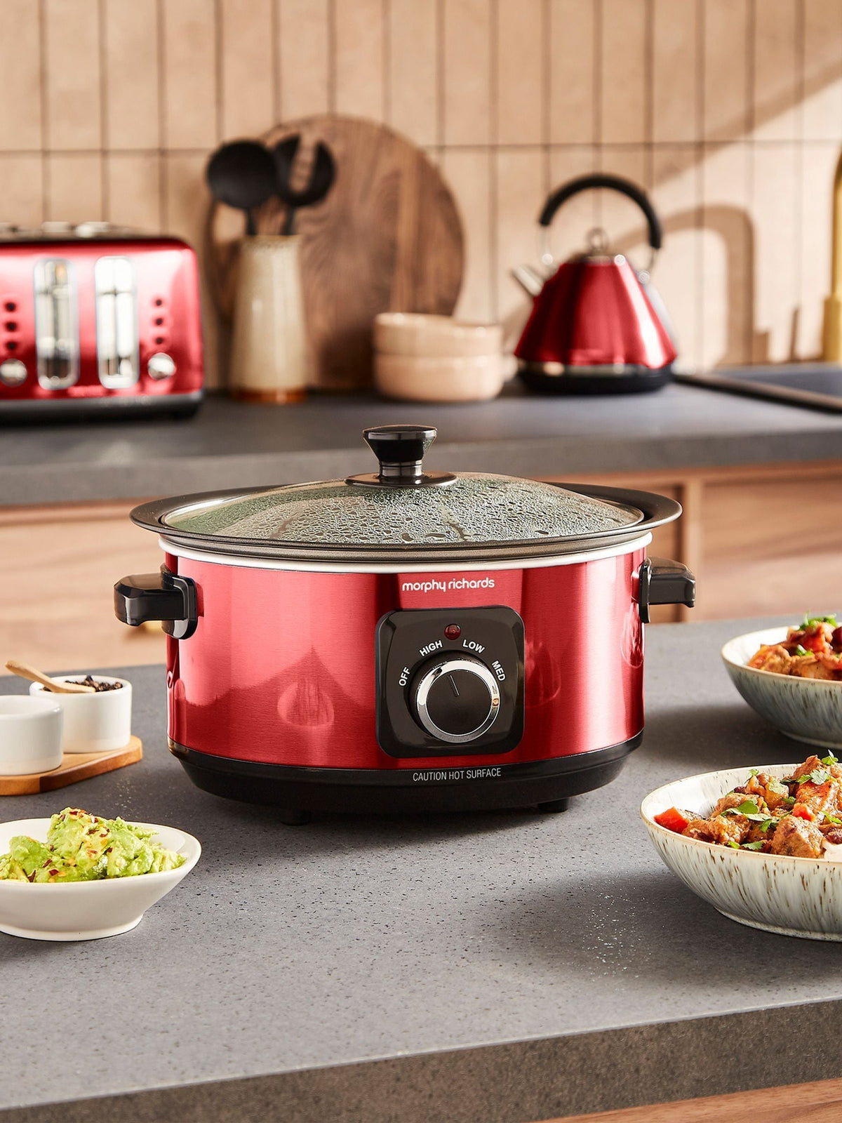 Morphy Richards Purple Accents Sear & Stew slow cooker 3.5L, UK version