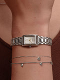 Olivia Burton Petit Grove silver tone watch 16x24mm, imported from the UK