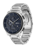 BOSS Silver Tone Peak Chronograph watch 44mm, imported from the UK