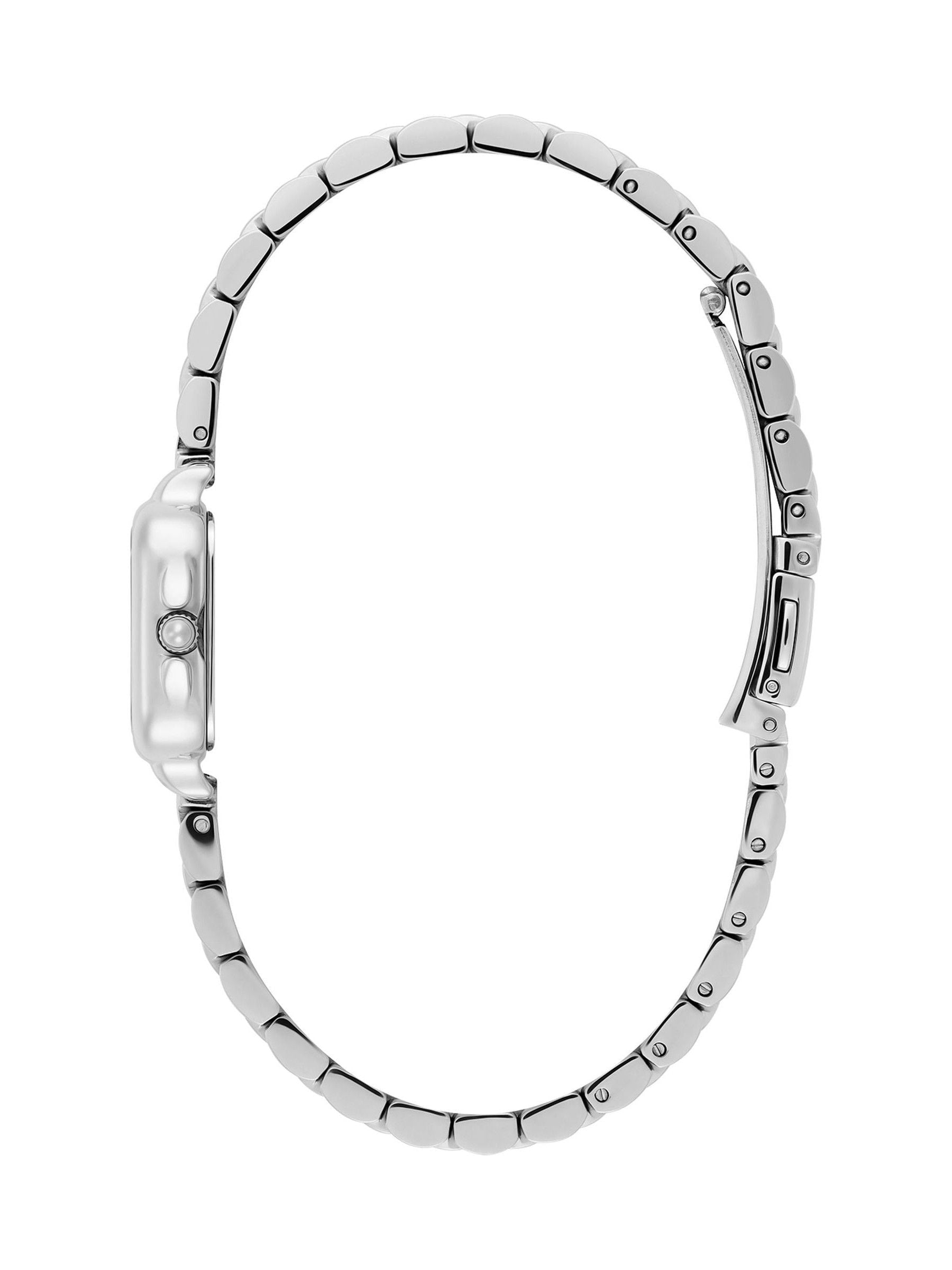 Olivia Burton Mini Grosvenor watch with sage green dial 20mm, imported from the UK