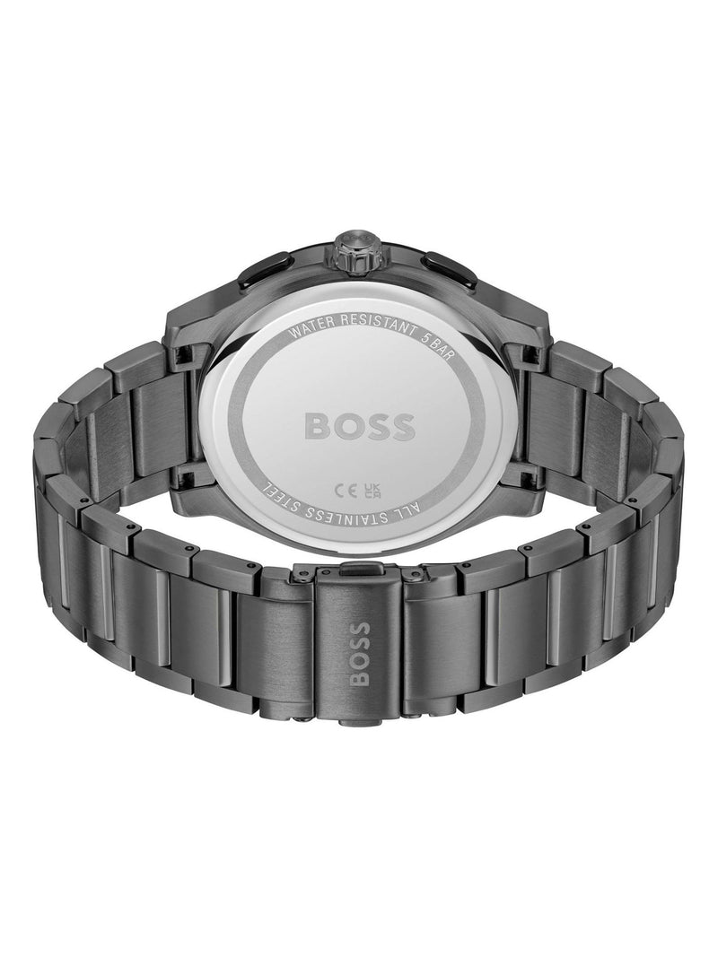 BOSS black Peak Chronograph IP watch 44mm (British brand)