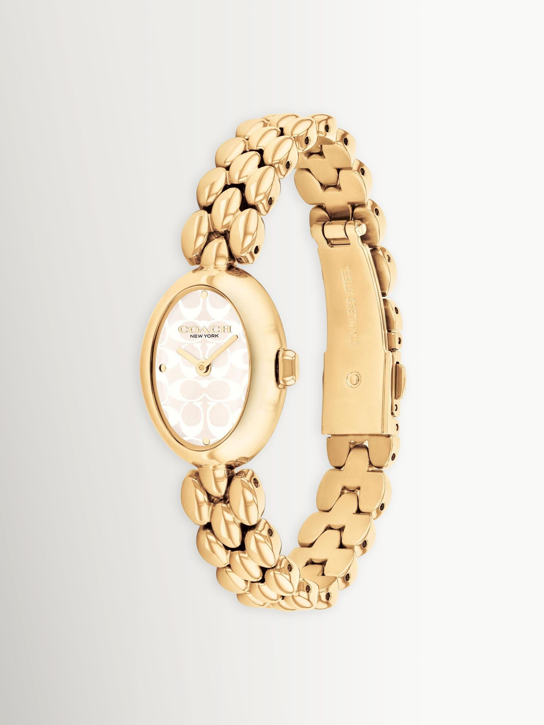 COACH ladies Sammy 22mm oval gold watch (British brand)