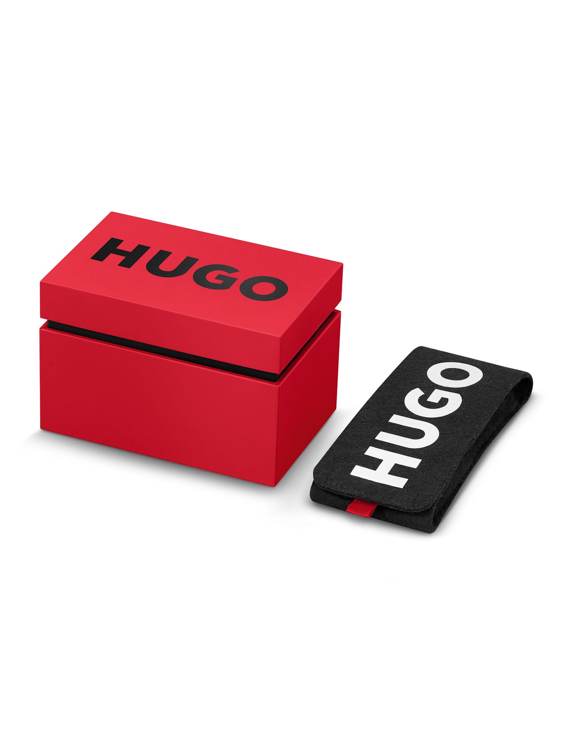 HUGO White LIT white silicone watch - British product