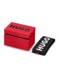 HUGO White LIT white silicone watch - British product