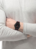 HUGO LIT black silicone watch, UK version