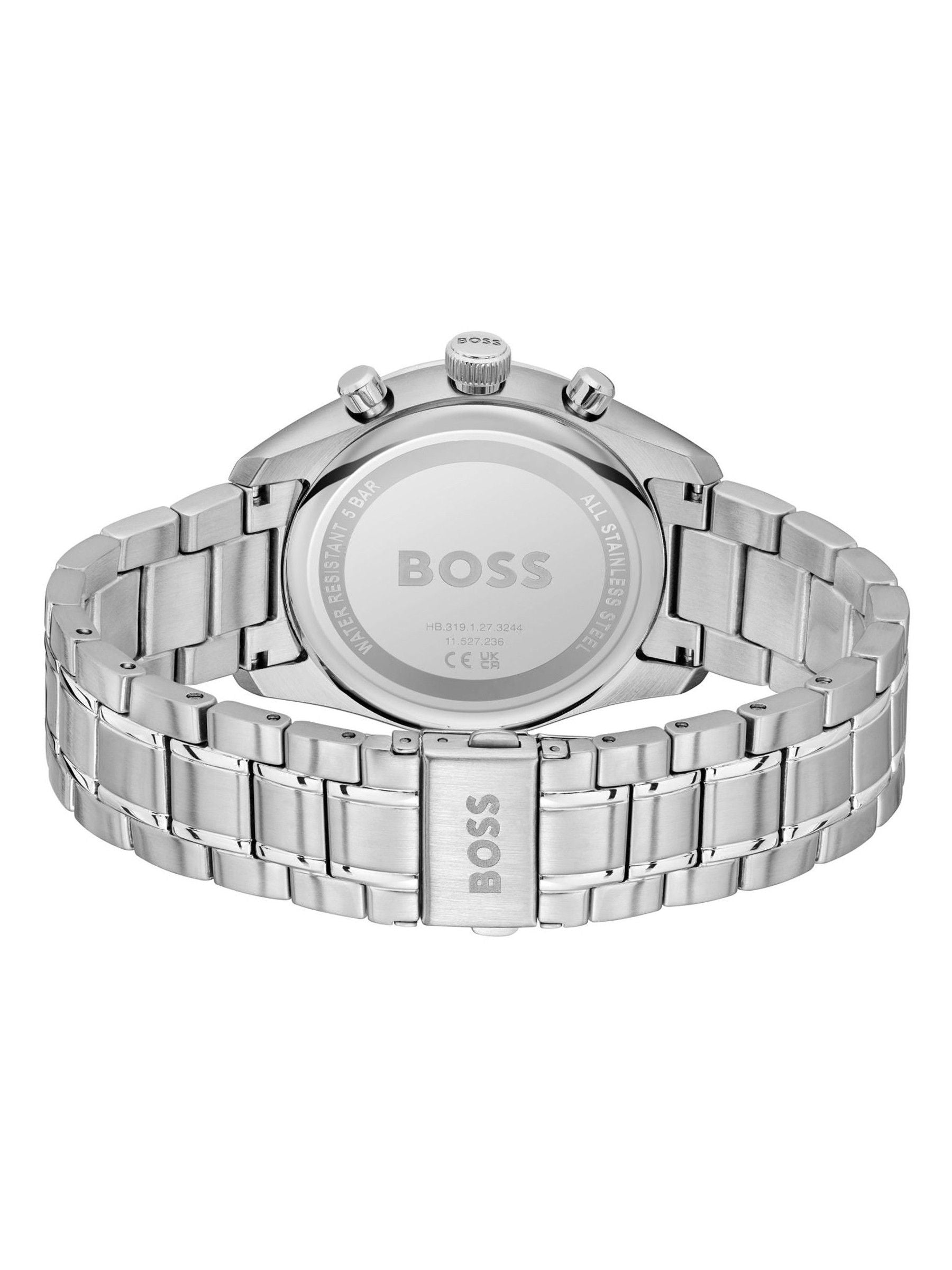 BOSS Grand Prix watch black dial stainless steel case, imported from the UK